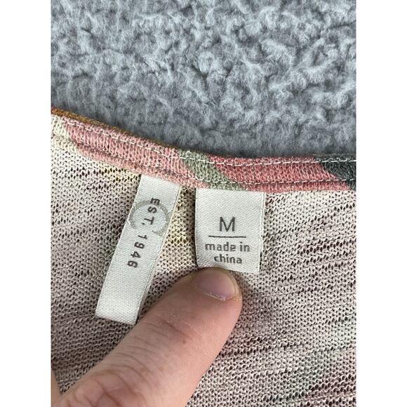 C Est 1946 Sweater Womens Medium Multicolor Geometric Short Sleeve Round Neck - Picture 5 of 11